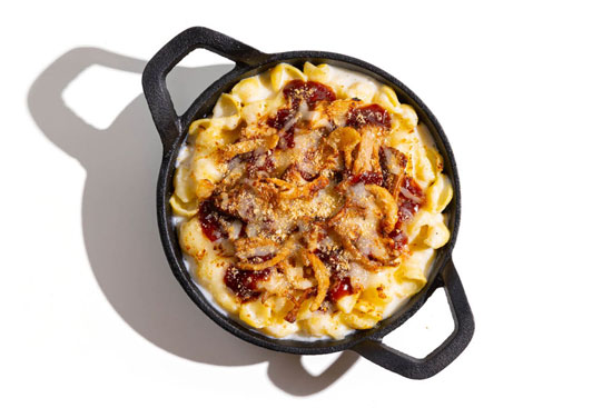 BBQ Pork Mac and Cheese