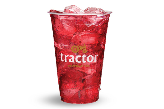 tractor soft drink Hibiscus